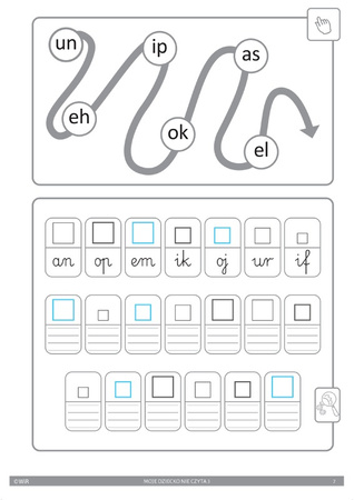 Moje dziecko nie czyta Ćwiczenia do nauki czytania Zeszyt 3