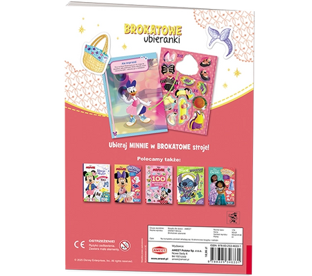 Minnie Brokatowe ubieranki SDLB-9108