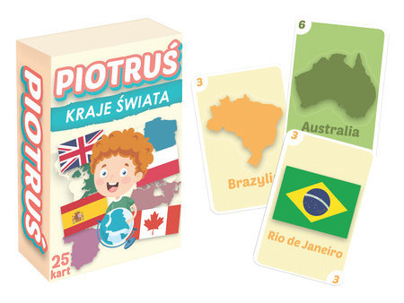 Gra Piotruś kraje świata mini