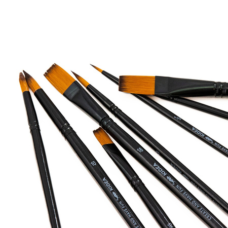 Pędzle Premium Kidea 8szt.