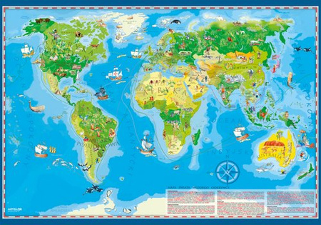 Mapa zdrapka Świat Młodego Odkrywcy