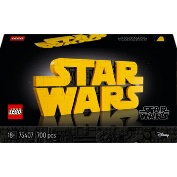 Lego Logo Star Wars zbudowane z klocków 75407