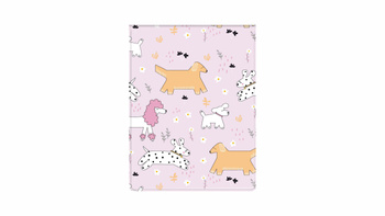 Okładka na dokumenty ucznia pion z nadrukiem puppies