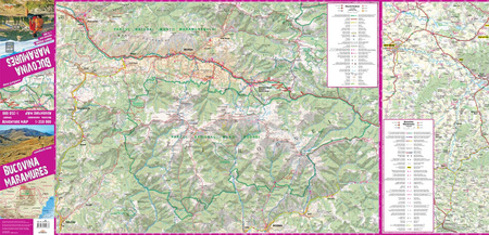 Bucovina Maramures adventure map 1:250 000 laminat 2024