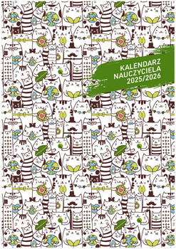 Kalendarz nauczyciela 2025/2026 B6T PCV bezbarwny KOTY