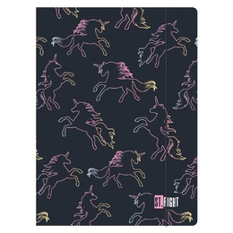 Paczka Teczka A4 z gumką Dream Unicorn 10 szt.