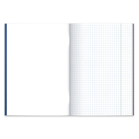 Paczka zeszyt A5 Eco PP Ocean Colors 32k kratka mix kolorów 10 szt.