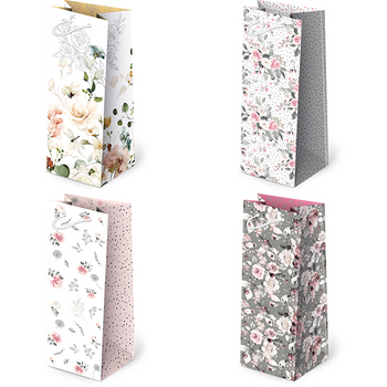 Torebki ozdobne AL2-106 Kwiaty mat 10 sztuk