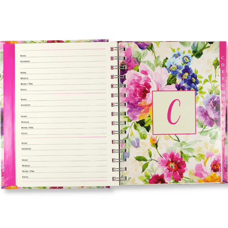 Adresownik duży Piwonie Peter Pauper Press