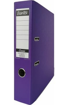 Segregator A4 Bantex budget classic 7,5 cm fioletowy