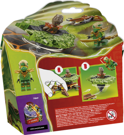 Lego Ninjago Lloyd kontra ziemny potwór na spinnerze 71850
