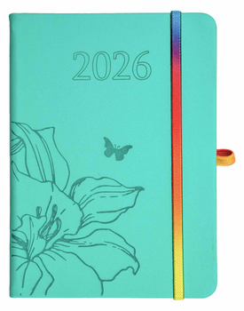 Kalendarz 2026 Hip hop B6 tygodniowy miętowy