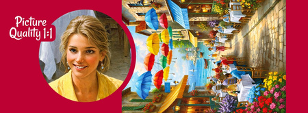 Puzzle 1000 CherryPazzi Umbrella Alley  31322 