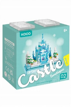 Klocki KOCO Lodowy zamek 381 elementów