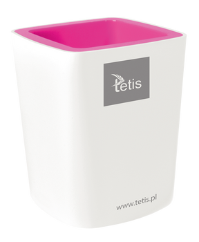 Przybornik na długopisy różowy