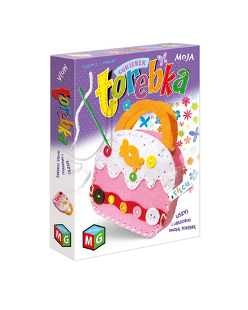 Moja torebka z filcu Cukierek