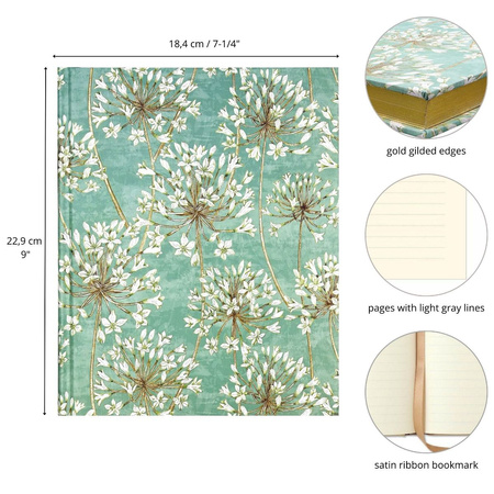 Notatnik Duży Kwiaty Allium Peter Pauper Press