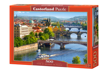 Puzzle 500 Widok na mosty Pragi  B-53087