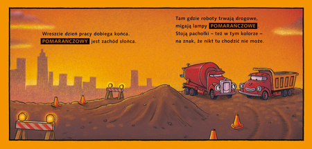 Wywrotka i kolory. Snów kolorowych, placu budowy