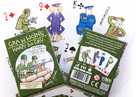 Gra W wojnę karty do gry