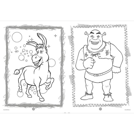 Shrek. Kolorowanka. Malbuch. Colouring book