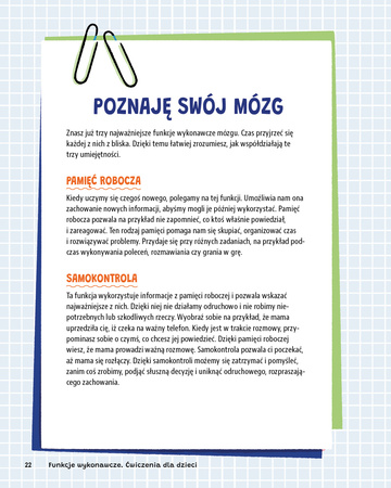 Funkcje wykonawcze Ćwiczenia dla dzieci