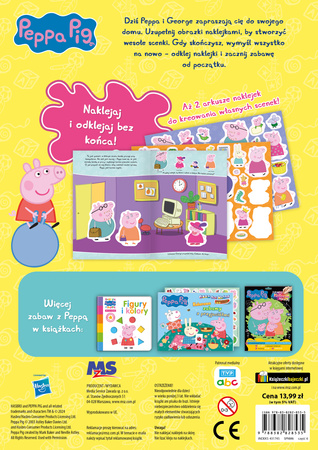 Oto nasz dom. Świnka Peppa. Przyklejam Odklejam