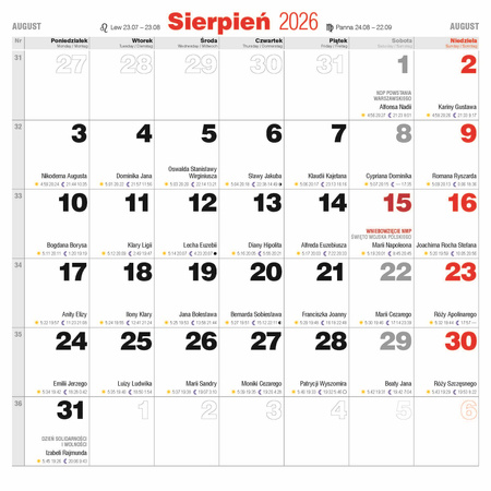 Kalendarz 2026 Dary natury z przepisami KAD-3