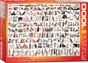Puzzle 1000 The World of Cats 6000-0580