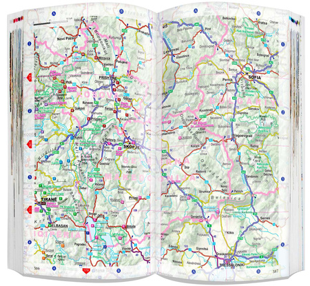 Albania Kosowo Macedonia Północnazestaw przewodnikowy 3w1 2024