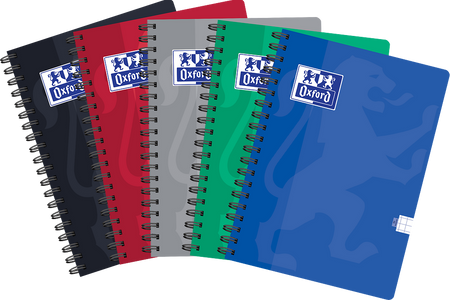 Kołozeszyt A5 80k kratka Oxford ESSE 1 szt. mix