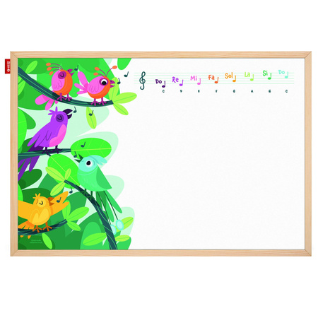 Tablica edukacyjna MEMOBE Music adventure! 60x40 cm