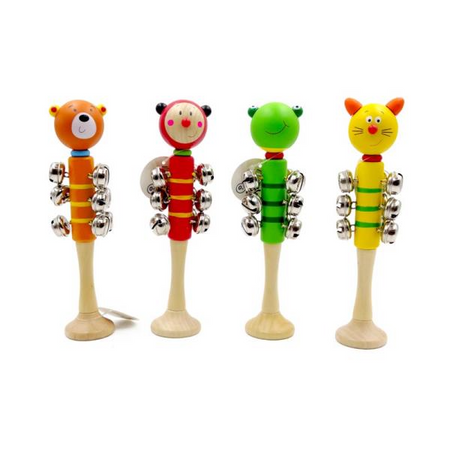 Drewniane Zwierzątka Dzwoneczki 1szt.mix