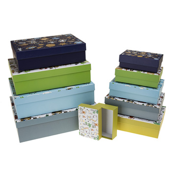 Pudełka ozdobne na prezenty PUG-25003-PR-HS mix kolorów 10 sztuk