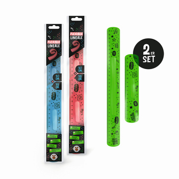 Zestaw Linijek 15cm/30cm mix kolorów