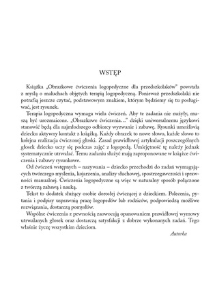 Obrazkowe ćwiczenia logopedyczne dla przedszkolaków Ćwiczenia wspomagające terapię logopedyczną głosek Ś, Ź, Ć, DŹ Obrazkowe ćwiczenia logopedyczne
