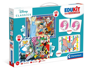 Puzzle+ Gra 4w1 Edukit Disney 18290