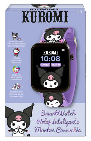 Smartwatch z Bluetooth 12 funkcji i aplikacja Kuromi KU00013