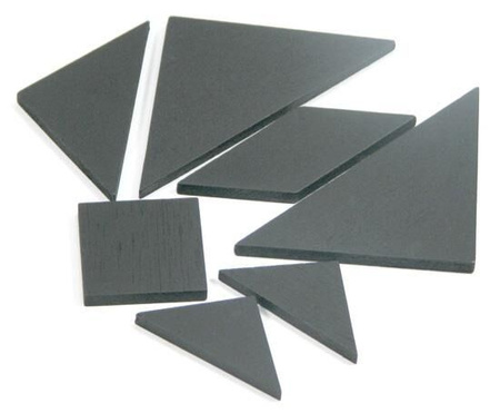 Gra Tangram w metalowej puszce