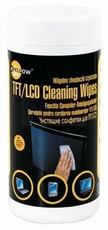 Chusteczki do czyszczenia ekranów Yellow One tuba 100 szt.