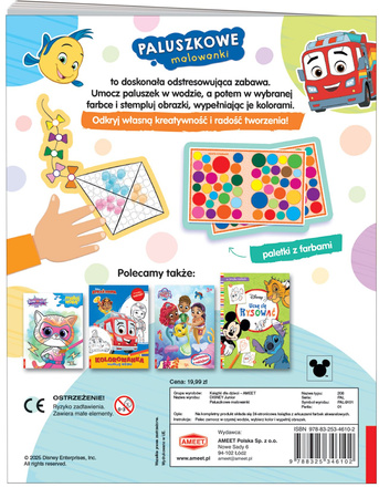 Disney Junior Paluszkowe malowanki PAL-9101