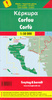 Wyspa grecka korfu mapa 1:50 000