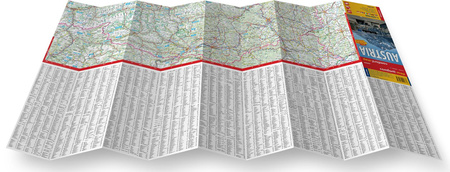 Austria mapa samochodowa 1:500 000 laminat 2025