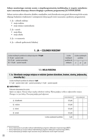 Uczę się i rozwijam arkusz monitoringu część 2 materiały do obserwacji rozwoju ucznia z niepełnosprawnością intelektualną w stopniu umiarkowanym i znacznym