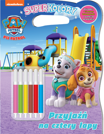 Przyjaźń na 4 łapy. Psi Patrol. Superkolory