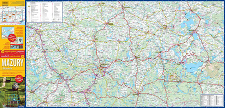 Mazury i Warmia map&guide XL PL laminat 2023