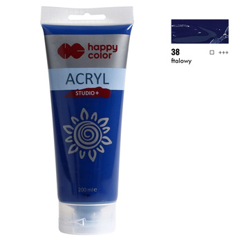 Farba akrylowa Studio 200 ml ftalowy Happy Color
