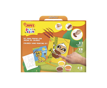 Malowanie piaskiem PLAY & FUN Zwierzęta