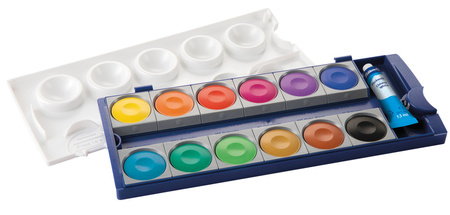 Farby wodne 12 kolorów Pelikan