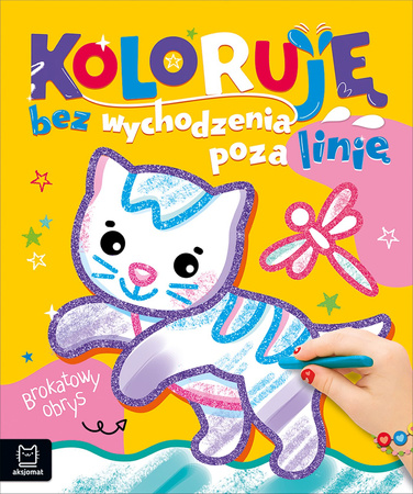 Kotek. Brokatowa kolorowanka